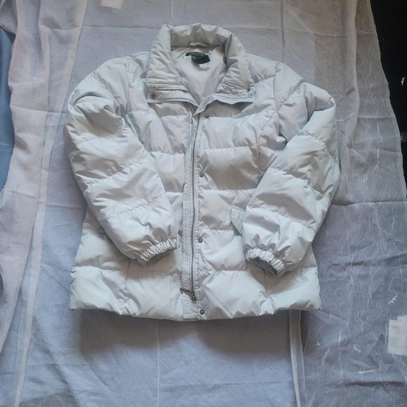 Ralph Lauren baby blue puffer jacket - Picture 2 of 5